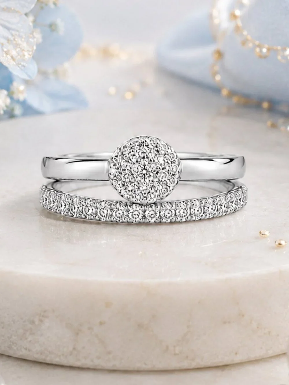 Unity Diamond Ring Set